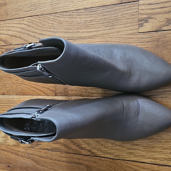 Coach Daphney Heeled Leather Booties Women's Size 9 B - Picture 2 of 10